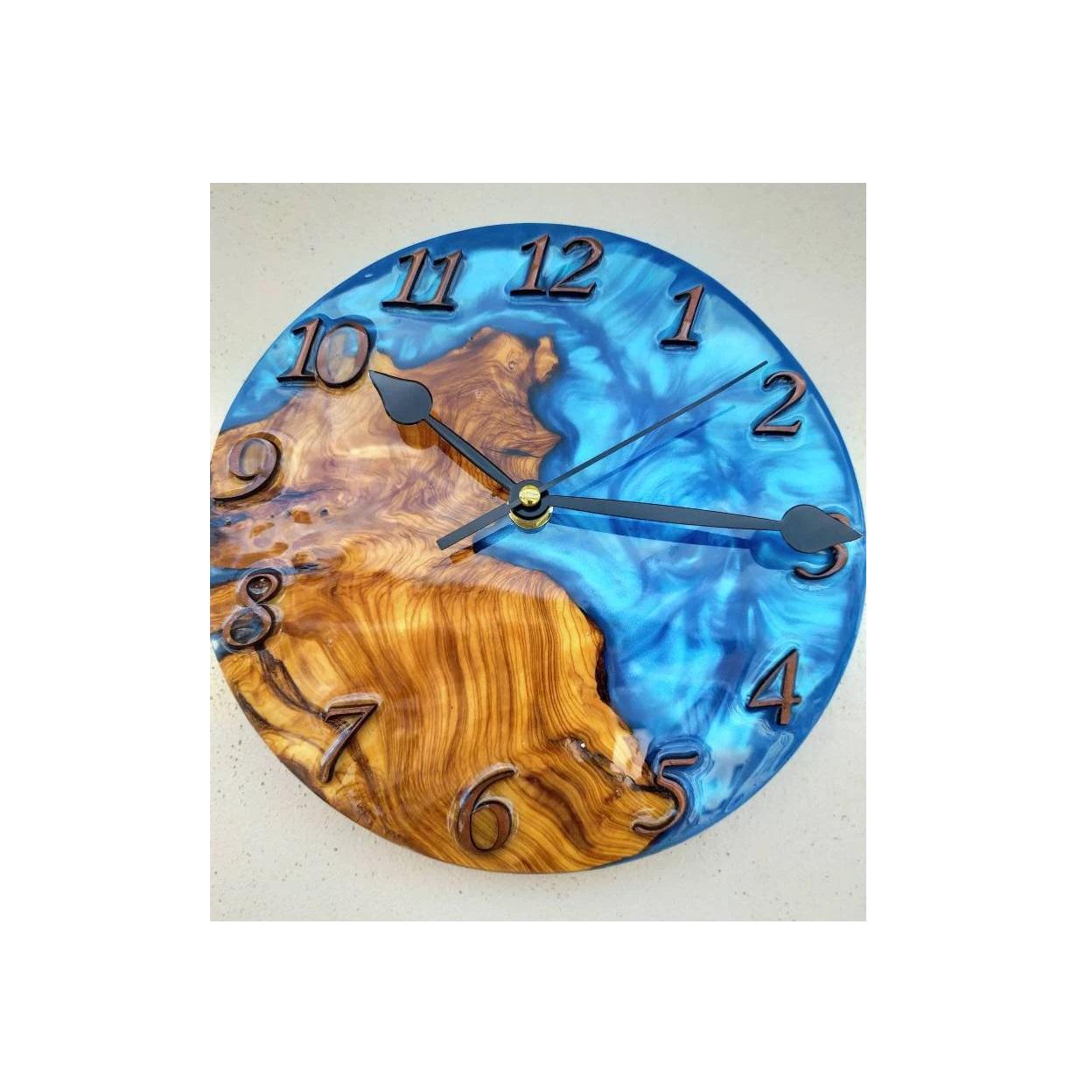 น้ำตาลและน้ำเงิน