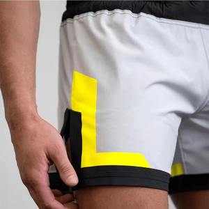 กางเกงขาสั้นผู้ชายเนื้อผ้านุ่มระบายอากาศได้ดีแห้งเร็วน้ำหนักเบาสำหรับฝึกซ้อมออกกำลังกายในยิมวิ่งออกกำลังกายในฤดูร้อน - Product Image 6