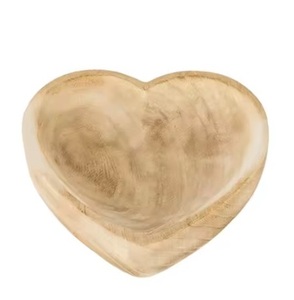 Cuencos para servir de madera de acacia de primera calidad, acabado recubierto de polvo negro, ideal para ensaladas, frutas y decoración rústica - Product Image 2