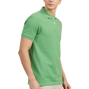 100% algodón 14 colores impresión personalizada de talla grande para hombre para Polos manga corta antiarrugas sólido alta calidad de tela - Product Image 4