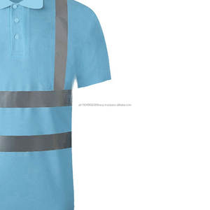 Gilet de sécurité réfléchissant haute visibilité personnalisé, gilet réfléchissant jaune avec bandes argentées, gilet de chantier pour hommes, durable - Product Image 3