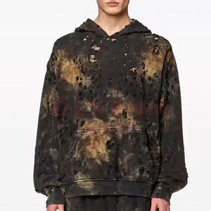 Prix de gros, faible MOQ, sweats à capuche pour hommes, effet usé, tissu confortable pour l'hiver, personnalisable, haute qualité, nouvelle arrivée - Product Image 5