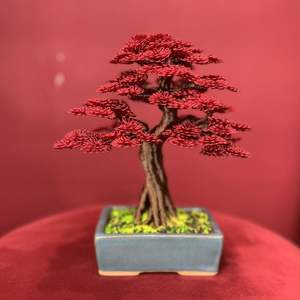 Bonsaï en cuivre rose fabriqué à la main prêt à expédier arbre artificiel pour la paix intérieure améliorant le <span class=keywords><strong>bien</strong></span>-<span class=keywords><strong>être</strong></span> et les rêves inspirants - Product Image 6