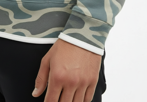 Sudadera con Capucha Táctica UPF50 Personalizada para Pesca, de Secado Rápido, Transpirable, Tejido Elástico de Spandex/Poliéster, Estampado por Transferencia de Calor para Niños - Product Image 6