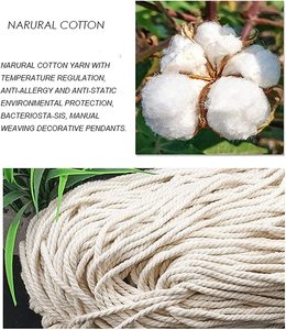 Rideau de porte en macramé, rideau de fenêtre en macramé fait à la main, décoration intérieure de fête d'arrière-cour extérieure OEM Made in Vietnam - Product Image 2