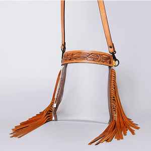 กระเป๋าสะพายพาดลำตัวหนังวัวสไตล์ตะวันตกโบฮีเมียนโบฮีเมียนอินเดียสีออกแบบเครื่องมือมือสำหรับฤดูใบไม้ร่วง - Product Image 1