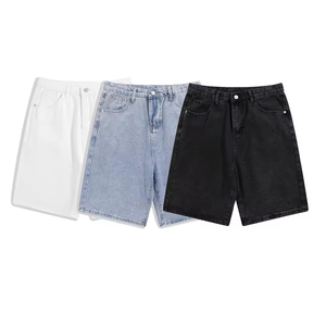 Shorts décontractés pour hommes en polyester/coton, service OEM, taille haute, taille élastique, qualité supérieure, personnalisable, automne - Product Image 1