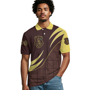 Camiseta Polo Bordada de la Fraternidad Griega Iota Phi Theta de 1963, Camiseta de Algodón Premium para Hombre, Estilo Ivy League - Product Image 4