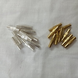 Serrures de baril en laiton sur mesure en laiton fabriquées en taille 14 mm avec trou de 2mm, idéales pour les créateurs de colliers et de bracelets - Product Image 2