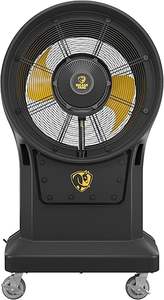 Offres préférentielles! Ventilateur brumisateur portable Torrent de 30 pouces, refroidissement à haut débit d'air pour les espaces commerciaux, livraison avec cordon de 10 pieds - Product Image 4