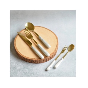 hot sale high quality hotel stainless steel cutlery wholesale <b>dinner</b> spoon and fork <b>knife</b> buffet metal cutlery safe & healthy - Product Image 4