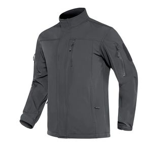 Chaquetas para Hombre Talla Grande, Chaqueta Cortavientos Softshell para Senderismo, Chaqueta para Hombre con Forro Polar Cálido e Impermeable - Product Image 4