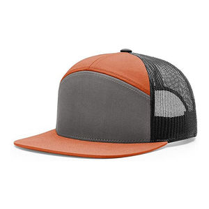 หมวกแก๊ปทรง Trucker 6 แผง สำหรับ WEAR ปักโลโก้แบบกำหนดเองได้ ทนทาน ผลิตจากผ้าฝ้าย 100% ระบายอากาศได้ดี กันน้ำ ใช้ได้ทุกฤดู - Product Image 1