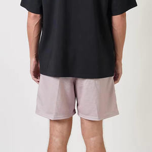 กางเกงขาสั้นเทรนนิ่งเอวกลางสำหรับผู้ชายผ้าตาข่ายคุณภาพสูงพิมพ์โลโก้ได้ตามต้องการ - Product Image 3