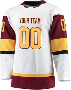 Jersey de hockey sobre hielo de equipo deportivo hecho a medida de alta calidad con logotipo Ropa de hockey sobre hielo personalizable - Product Image 6