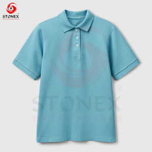 Camisetas de golf de mujer diseñadas a la moda Camiseta polo con impresión gráfica personalizada al por mayor - Product Image 4
