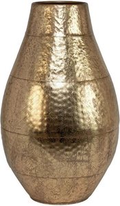 Florero de metal de diseño estándar estilo elegante con diferentes tamaños y acabado antiguo dorado para la decoración moderna del hogar - Product Image 4
