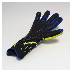 Gants de gardien de but professionnels de football en latex épais de style unique avec logo personnalisé gant de gardien de but de football respirant OEM avec logo - Product Image 3