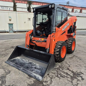 Kubota SSV65 4x4 utilisée Chargeuse compacte à glissement 4 tonnes Charge nominale Godet Mini chargeur Moteur PLC Core Wheel Drive Engrenage de pompe à roulement - Product Image 1