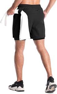 Pantalones cortos atléticos de entrenamiento para hombre, pantalones cortos para correr de secado rápido de 7 pulgadas/5 pulgadas, pantalones cortos deportivos ligeros para gimnasio con bolsillo - Product Image 5