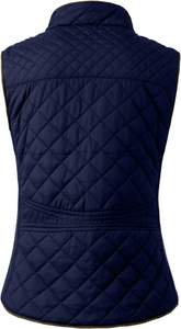 Chaleco de equitación para mujer personalizado Calentador de cuerpo ecuestre ligero con bolsillos con cremallera - Product Image 3