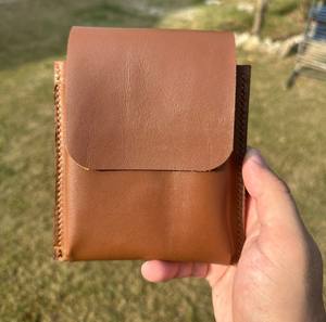 Anwar Enterprises Portefeuille vintage long en cuir véritable pour passeport Portefeuille de voyage anti-RFID avec fermeture à bouton Unisexe - Product Image 5