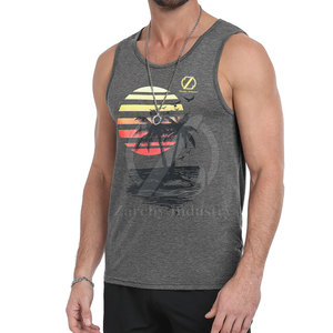Fitness Clothing Pakistan Made Sublimation Tank Top Breathable Casual Factory Direct Sale Men Summer Wear All Sizes Available - Product Image 2