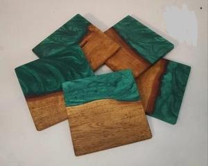 Posavasos Redondos de Madera de Alta Calidad, Diseño Clásico Ecológico para Hoteles y Restaurantes, Alfombrillas y Protectores - Product Image 5