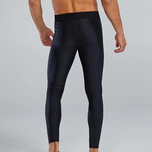 Leggings de yoga pour hommes, compression solide, haute qualité, respirant, taille élastique, collants de sport, de natation, de cyclisme, vente en gros - Product Image 5