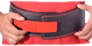 เข็มขัดหนังสำหรับออกกำลังกายในยิมเข็มขัดหนังแท้จากปากีสถาน - Product Image 6