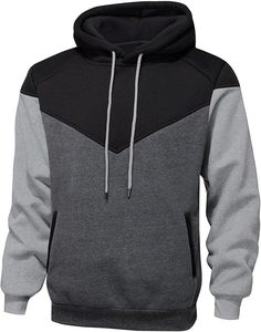 เสื้อสวมหัวสำหรับฤดูหนาวของผู้ชายผ้าฝ้าย Hoodies-100 % เป็นมิตรกับสิ่งแวดล้อม & กันลมปรับขนาดและสีได้ - Product Image 3