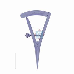 Calibre Castroviejo en acier inoxydable de haute qualité, droit, manuel, portée de mesure de 7 cm, 0-20 mm, utilisation hospitalière - Product Image 2