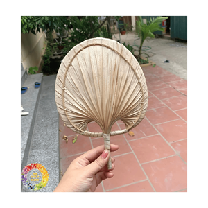 Meilleur prix Handfan en bambou élégant de haute qualité, origine Vietnam, beaucoup de couleurs, idéal pour la décoration et le refroidissement d'été. - Product Image 5