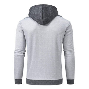 Veste à capuche de piste en polaire marron à manches longues pour hommes de marque de haute qualité veste à capuche en gros à motif imprimé élégant - Product Image 6