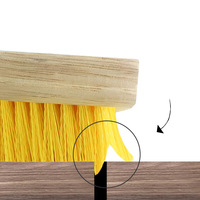 Brosses de nettoyage pour terrasses, brosse de lavage de sol, balai à poils rigides de 12 pouces pour douche, salle de bain, bateau, béton, moquette, garage
