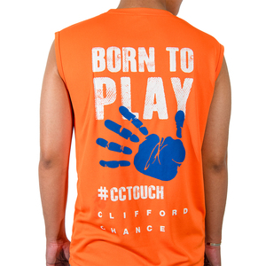 เสื้อยืดกีฬาแห้งเร็วของผู้ชายผ้าถักระบายอากาศได้ดีจากเวียดนามพิมพ์ซับลิเมชันแบบเต็มตัวพลัสไซส์ - Product Image 2