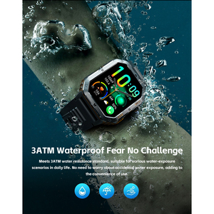 Reloj Inteligente MT62 con Pantalla IPS de 50 mm, Monitor de Frecuencia Cardíaca y Oxígeno en Sangre, Rastreador de Actividad Física Unisex para Exteriores, Carga Magnética - Product Image 3