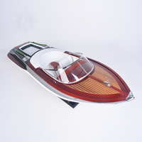 B090 - Maqueta de Barco Riva Aquariva Pintada, Completamente Ensamblada, Decoración Náutica Hecha a Mano, Madera de Cedro para Hogar u Oficina, Personalizada, OMH Vietnam
