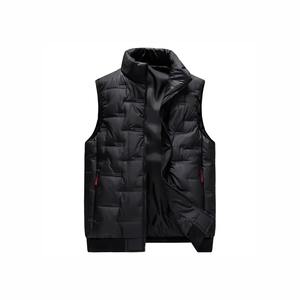 Gilet matelassé zippé d'hiver pour homme, personnalisé, imperméable, écologique, respirant, coupe ajustée, grande taille, décontracté, ample, multi-poches - Product Image 5