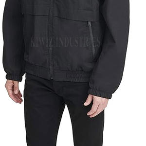 Chaqueta de nailon para hombre, informal, de invierno, gruesa, para exteriores, de corte ajustado, con cuello alto, transpirable y de secado rápido - Product Image 6