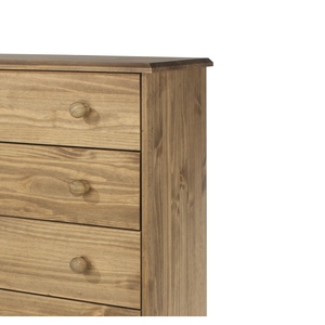 Armoire minimaliste en bois de teck avec 6 tiroirs - Product Image 3