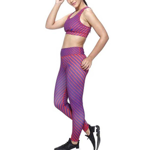 Ropa deportiva personalizada sin costuras para mujer, camiseta sin mangas para Fitness, conjunto de entrenamiento acanalado para correr, Fitness, deportes, conjunto de Yoga para mujer - Product Image 2