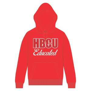 <b>Red</b> <b>Men's</b> Winter Pullover Hoodie White Chenille and Embroidered Design Greek Life Custom Printed Plain Dyed College Clothing - Product Image 2