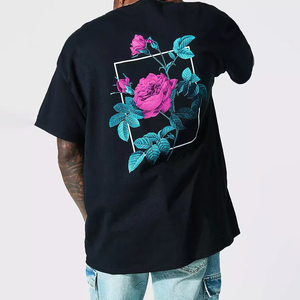 Meilleur prix de vente hommes sérigraphié t-shirts vêtements d'été nouveau à la mode équipage Fitness taille personnalisée hommes t-shirt - Product Image 4