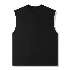 Streetwear respirant Débardeur pour hommes Quantité en vrac Vente chaude Conception de logo personnalisé Motif 3D - Product Image 5