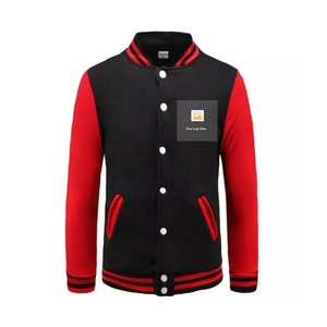 Chenille OEM personnalisée Veste de baseball brodée avec logo personnalisé Manteau de qualité respirante Vestes d'université de baseball - Product Image 3