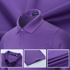 Polo à séchage rapide pour hommes en coton et polyester avec logo personnalisé de haute qualité T-shirt de polo de golf respirant pour hommes Livraison DDP - Product Image 3