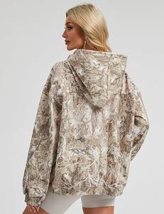 เสื้อมีฮู้ดผู้หญิงหรูหราลายพรางใหม่เสื้อมีฮู้ดผ้าฟลีซซักผ้าฝ้ายคุณภาพสูงเสื้อสวมหัวเสื้อแนวสตรีทเฮฟวี่เวทเสื้อผ้าฤดูหนาวฤดูใบไม้ร่วง - Product Image 5