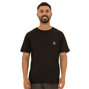 OEM personalizado de alta calidad en blanco de los hombres camisetas de algodón de manga corta Camiseta de gran tamaño para la primavera verano - Product Image 1