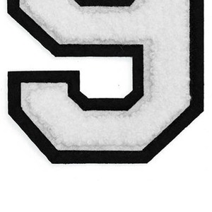 Parche de letras al por mayor, parches de chenilla personalizados, 9 colores, respaldo de hierro, bordado, accesorios de ropa, parches de chenilla bordados - Product Image 4